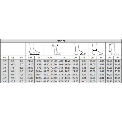 Bottes XL pour mollets larges - Modele Nina