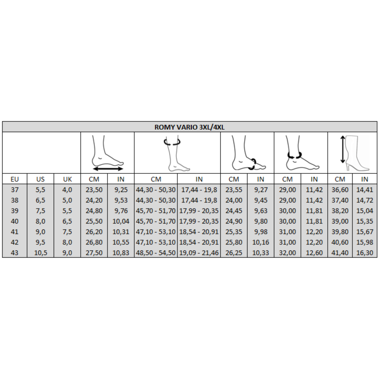 Bottes 3XL pour mollets larges - Modele Romy