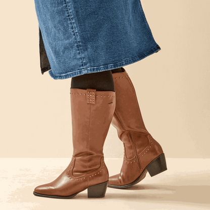 Bottes 3XL pour mollets larges - Modele Thelma