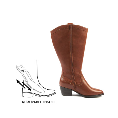 Bottes 3XL pour mollets larges - Modele Thelma