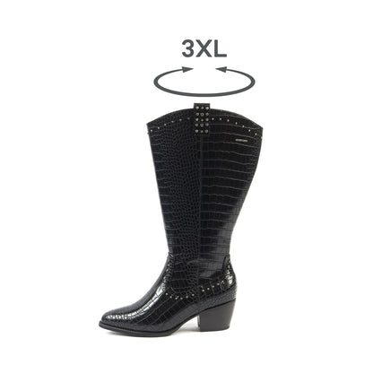 Bottes 3XL pour mollets larges - Modele Thelma