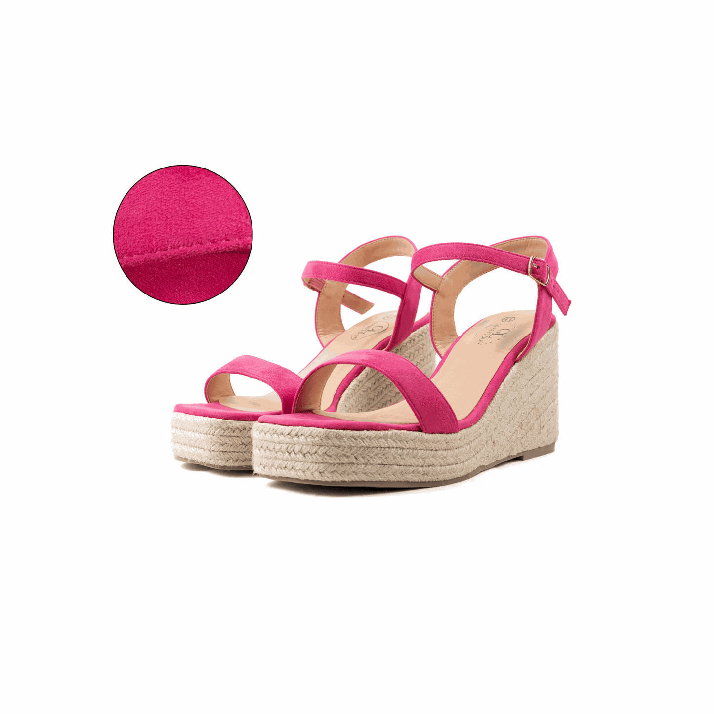 Keil-Sandalen mit verstellbaren breiten Füßen H - Modell Vic