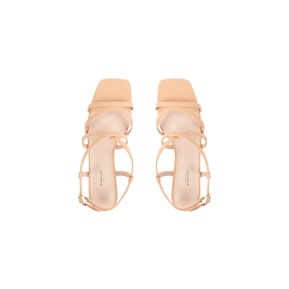 Sandales à talons pieds larges ajustables H - Modele Zoe