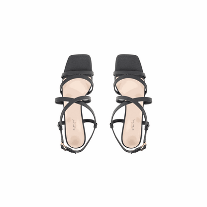 Sandales à talons pieds larges ajustables H - Modele Zoe