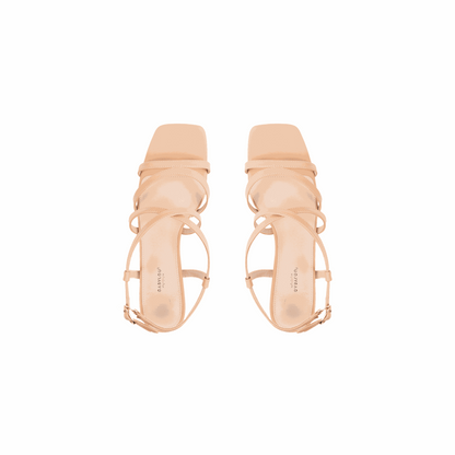 Sandales à talons pieds larges ajustables H - Modele Zoe