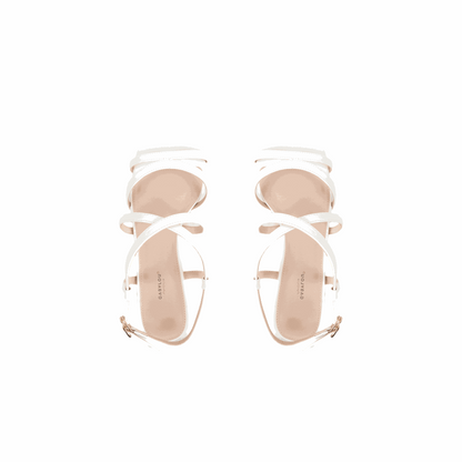 Sandales à talons pieds larges ajustables H - Modele Zoe