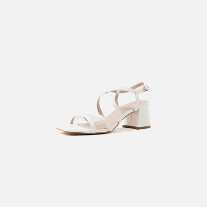 Sandales à talons pieds larges ajustables H - Modele Zoe