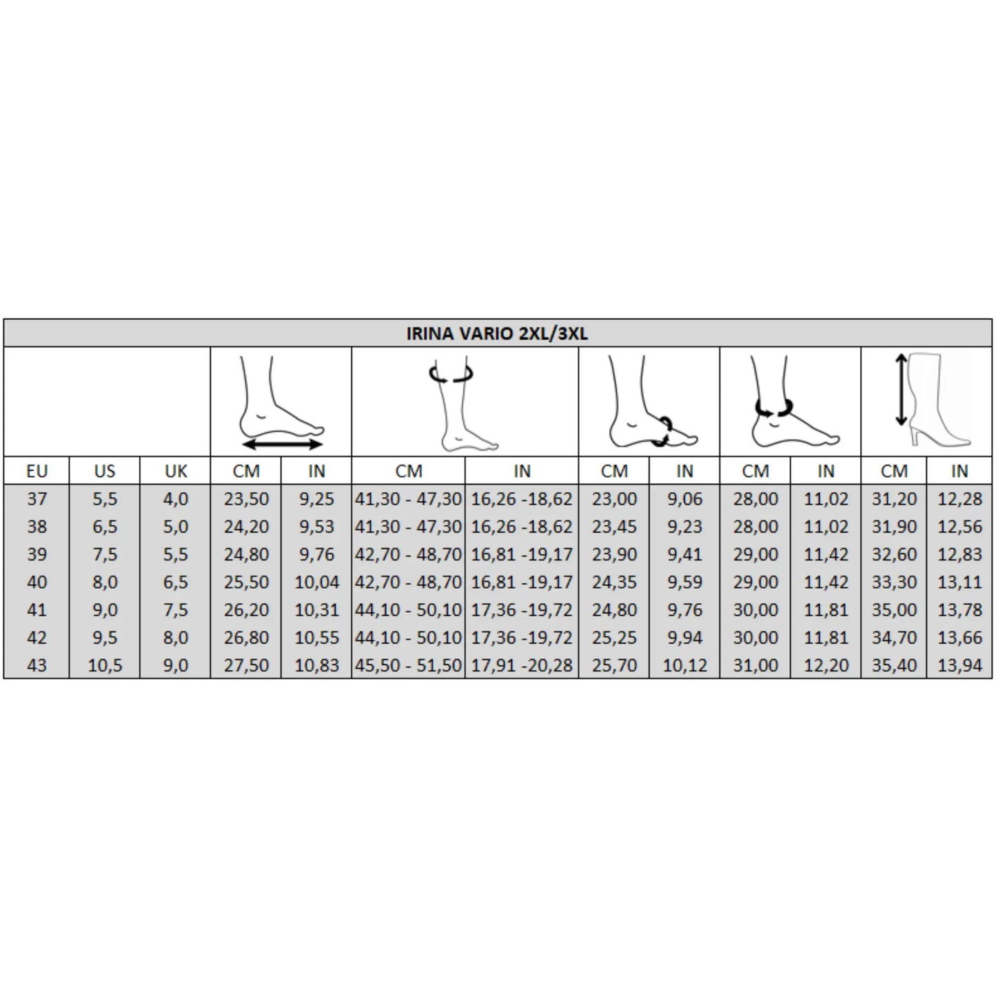 Bottes mollets larges 2XL - Modèle Irina