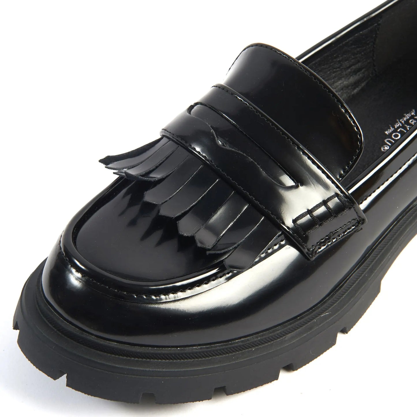 Mocassins pieds larges H - Modele Olive