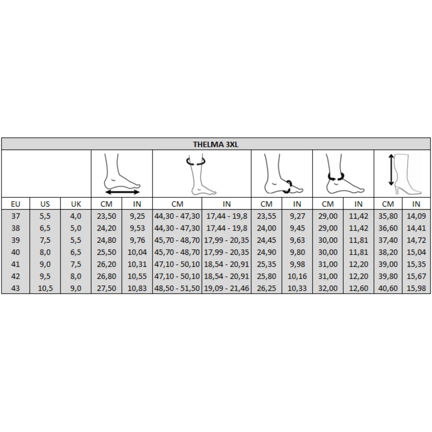 Bottes mollets larges 3XL - Modele Thelma