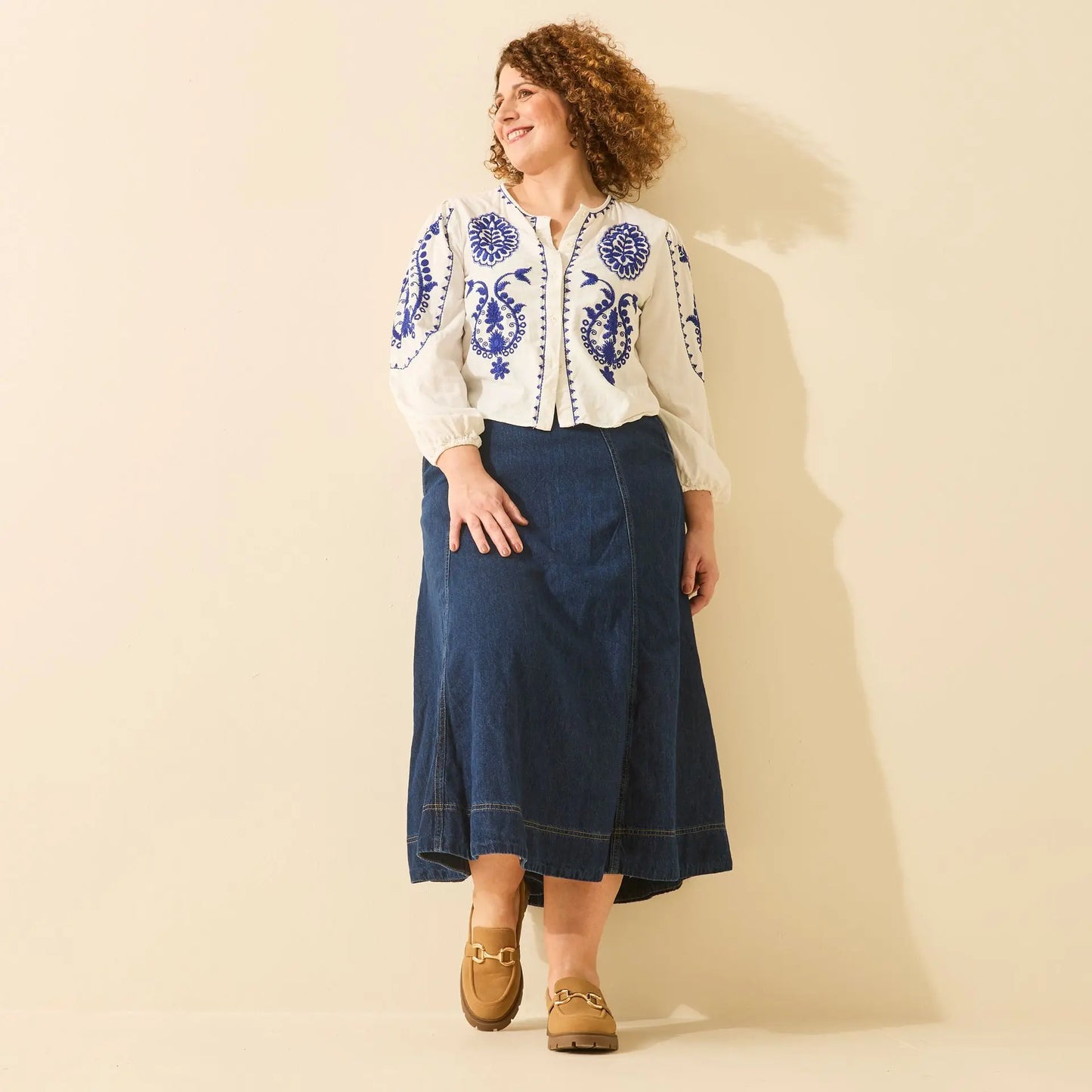 Mocassins pieds larges H - Modèle Olive