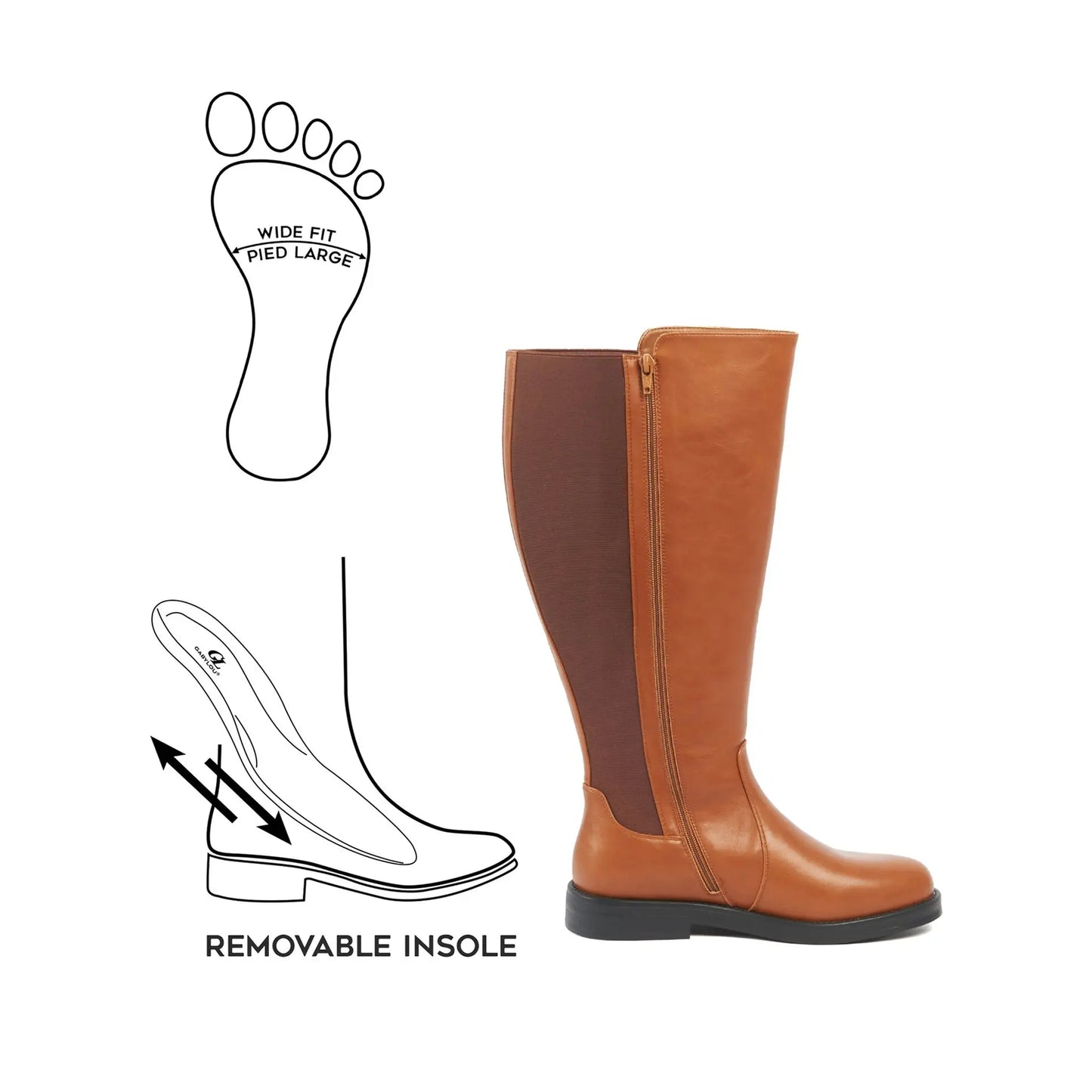 Bottes mollets larges 2XL - Guiomar