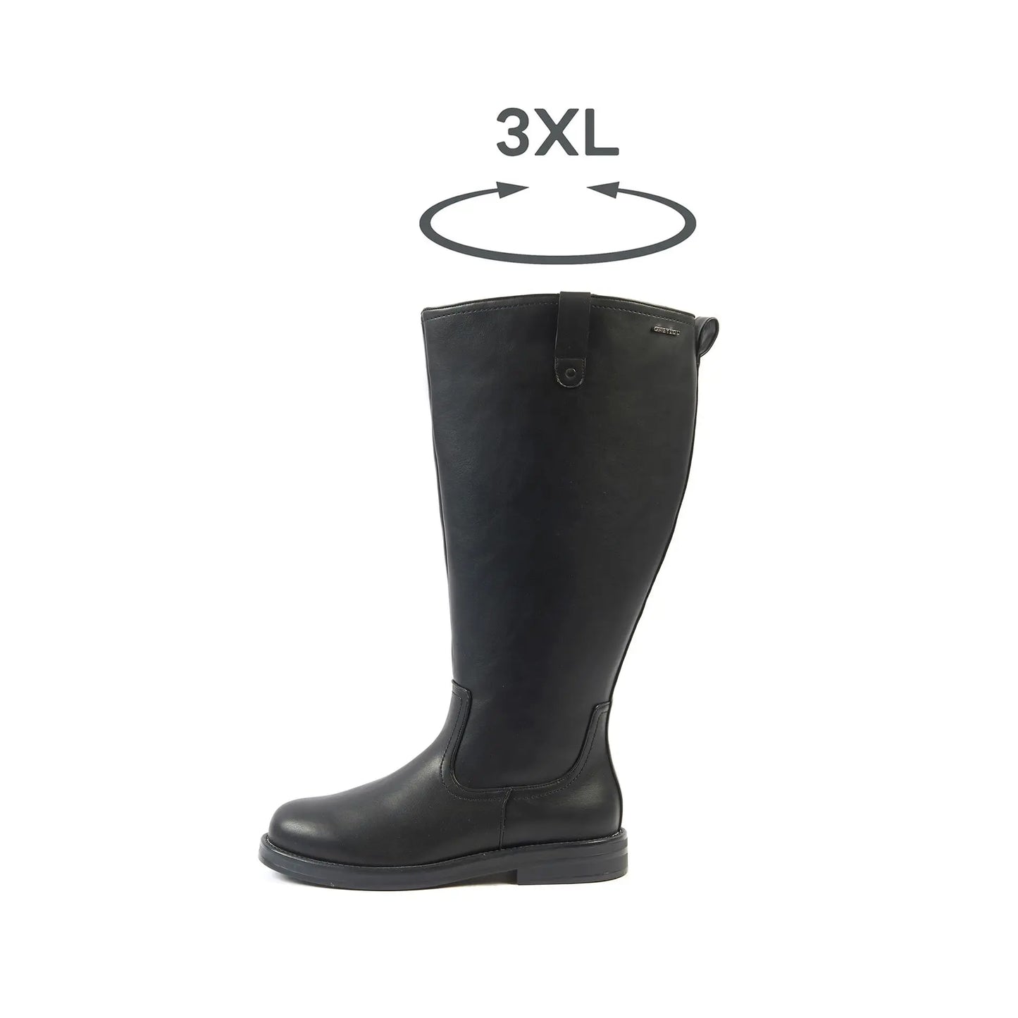 Bottes 3XL à mollet large - Modèle Lise