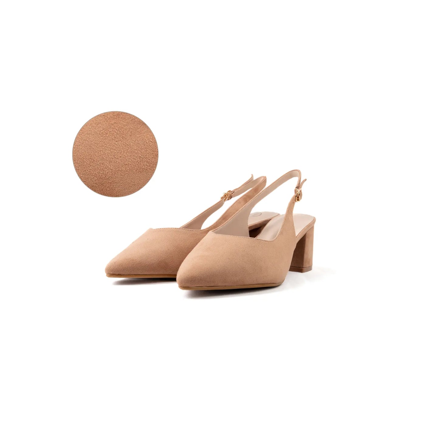 Sandales à talons réglables à bout large, modèle H - Lea