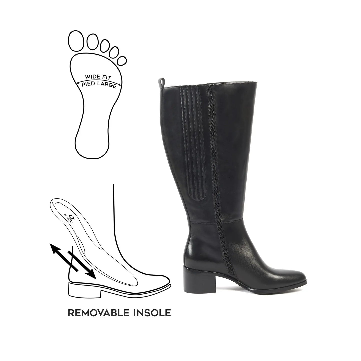Bottes mollets larges 2XL - Houston