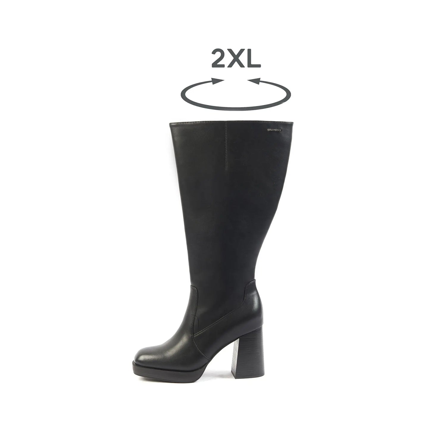 Bottes à mollet large taille 2XL - Modèle Melissa