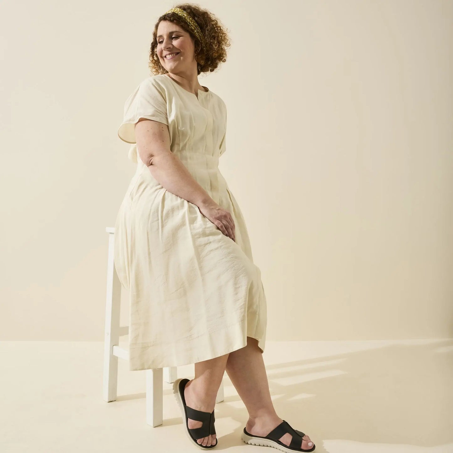 Mules à bout large ajustable H - Modèle Emy