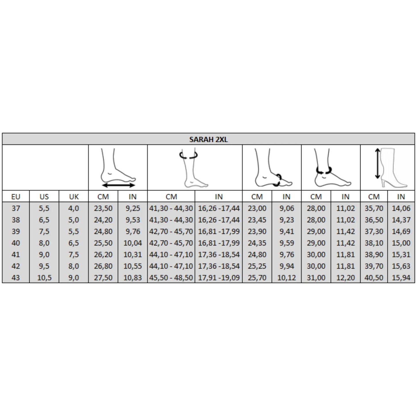 Bottes mollets larges 2XL - Modele Sarah