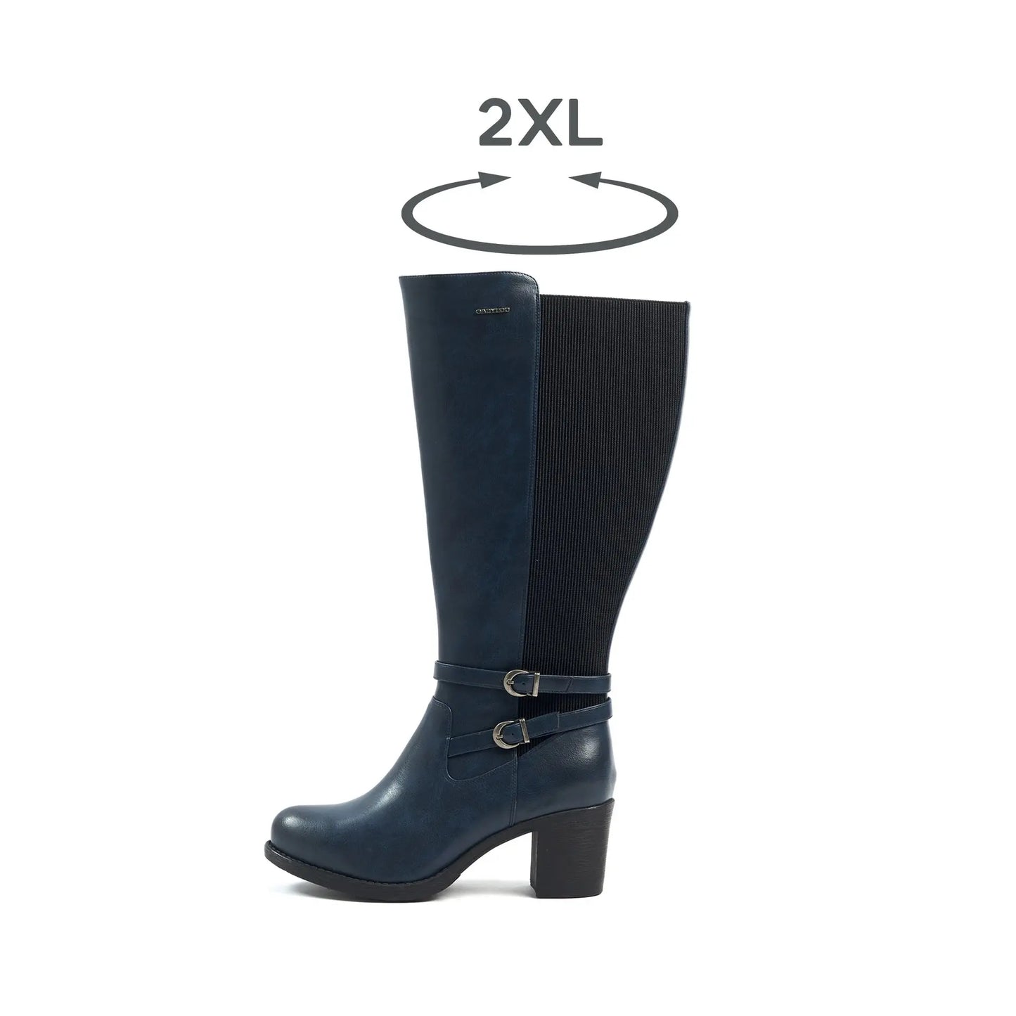Bottes 2XL pour mollets larges - Modele Marta