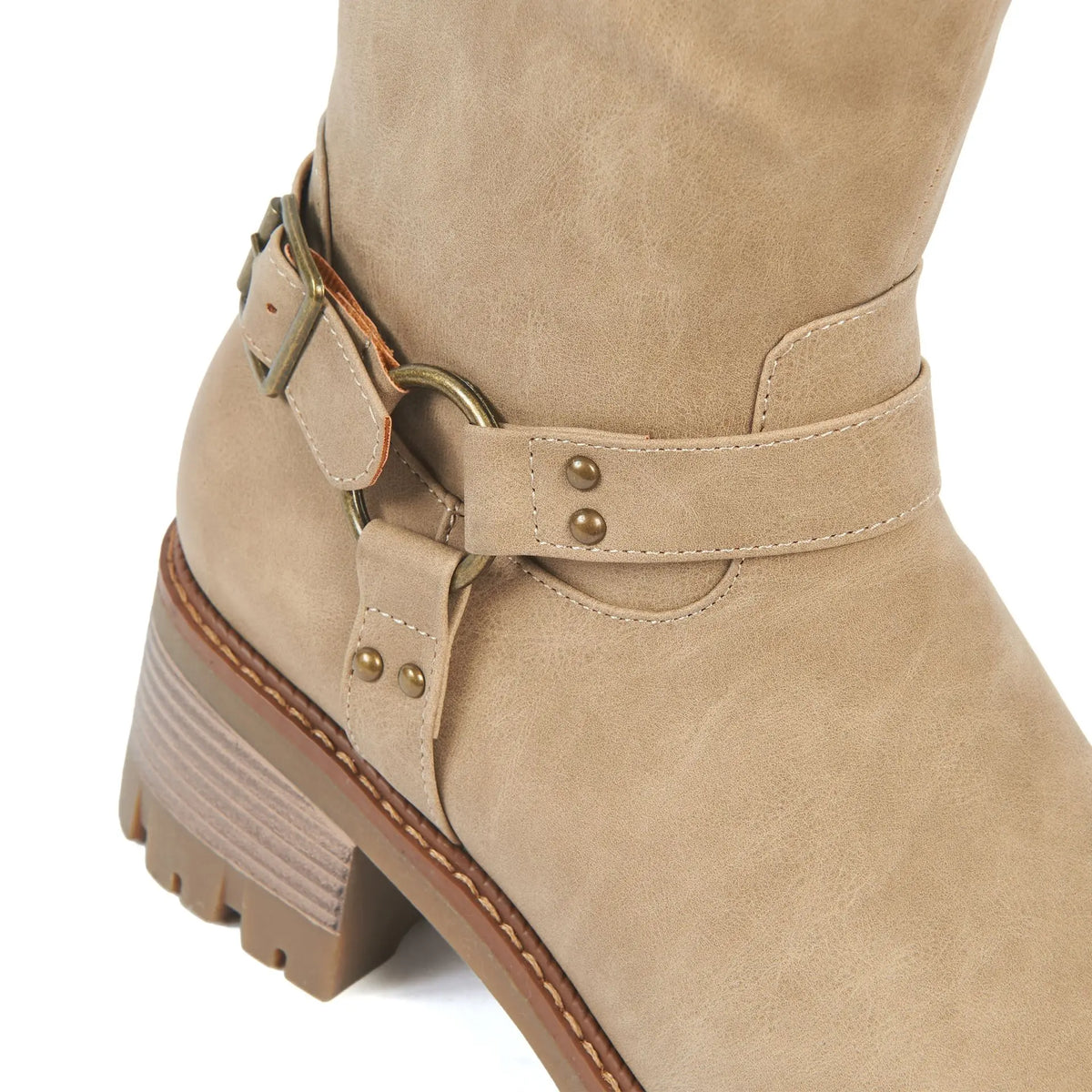 Bottes mollets larges 2XL - Apricot