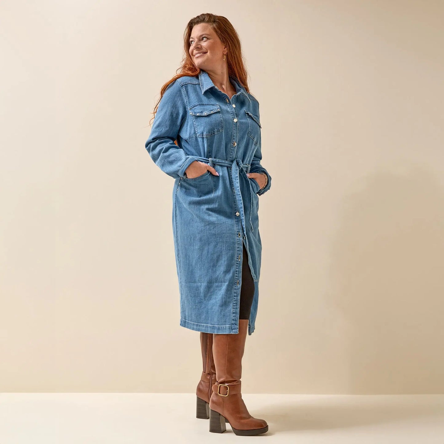 Bottes XL pour mollets larges - Modèle Nina