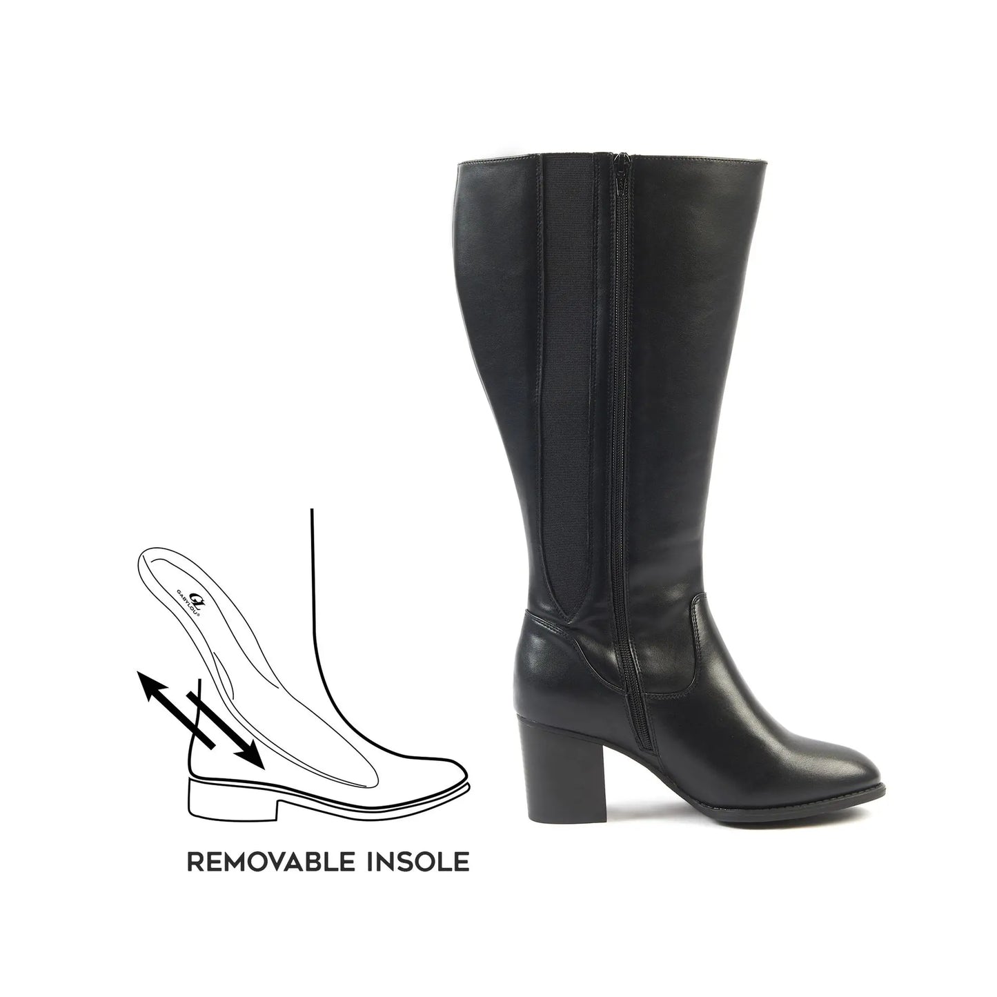 Bottes à mollet large 3XL - Modèle Romy