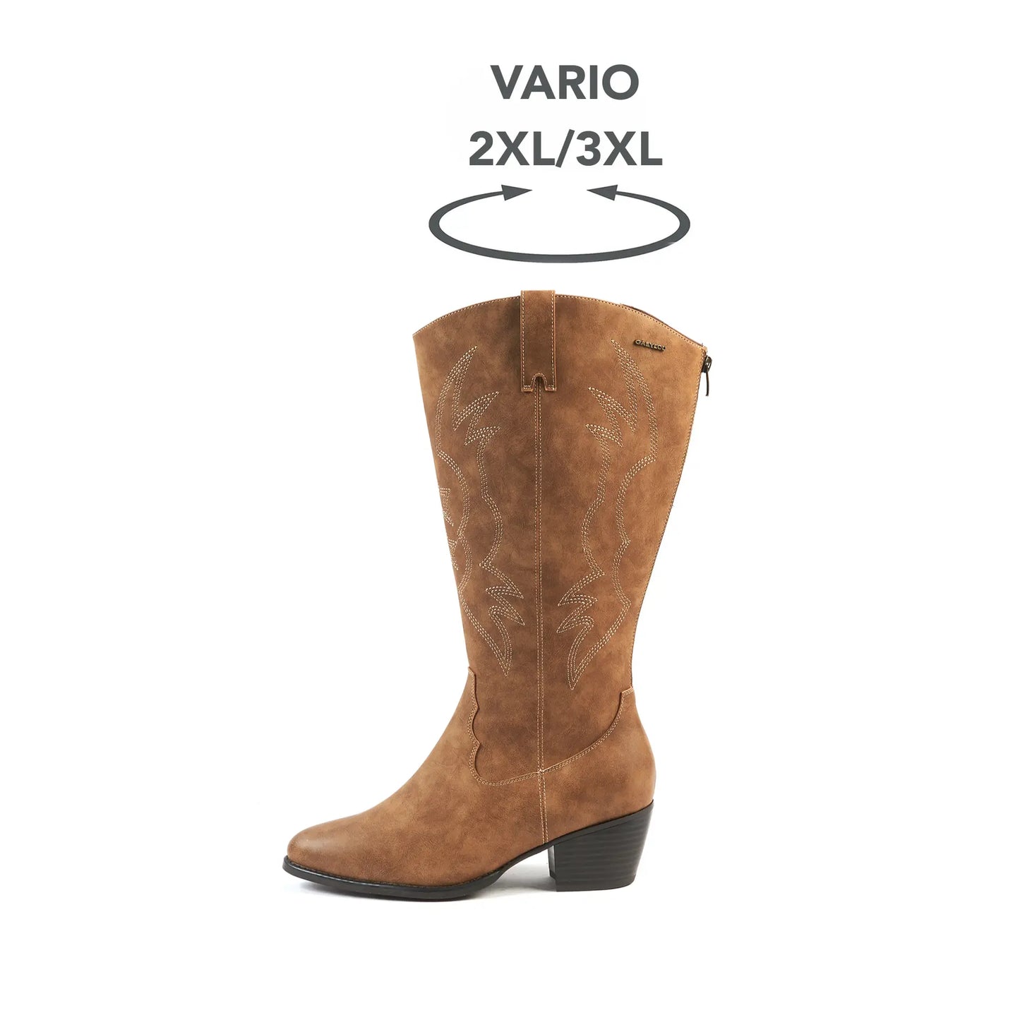 Bottes mollets larges 2XL - Modèle Irina