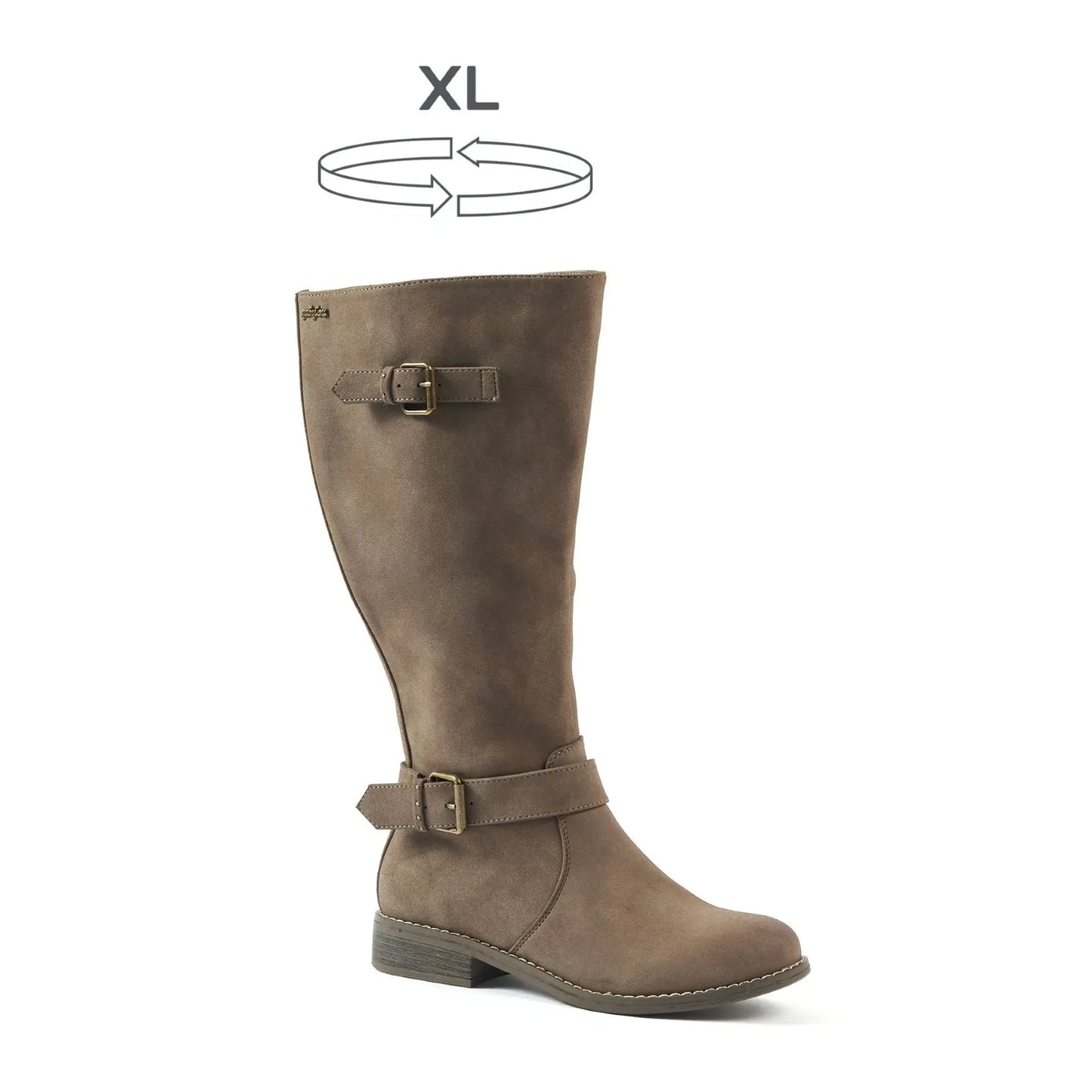 Botas XL para pantorrillas anchas - modelo Isabelle