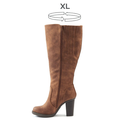 XL laarzen met brede kuit - Kamilla model