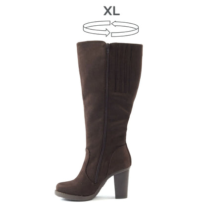 XL laarzen met brede kuit - Kamilla model
