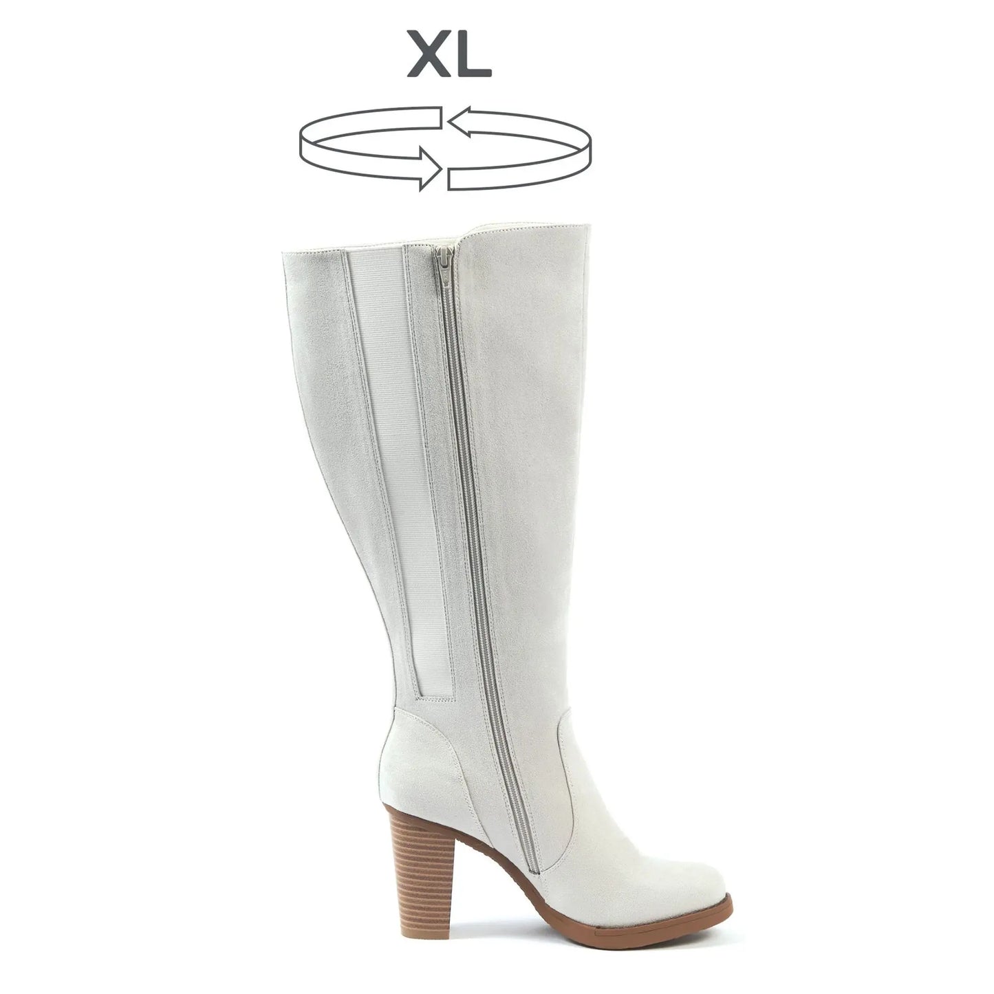 XL laarzen met brede kuit - Kamilla model