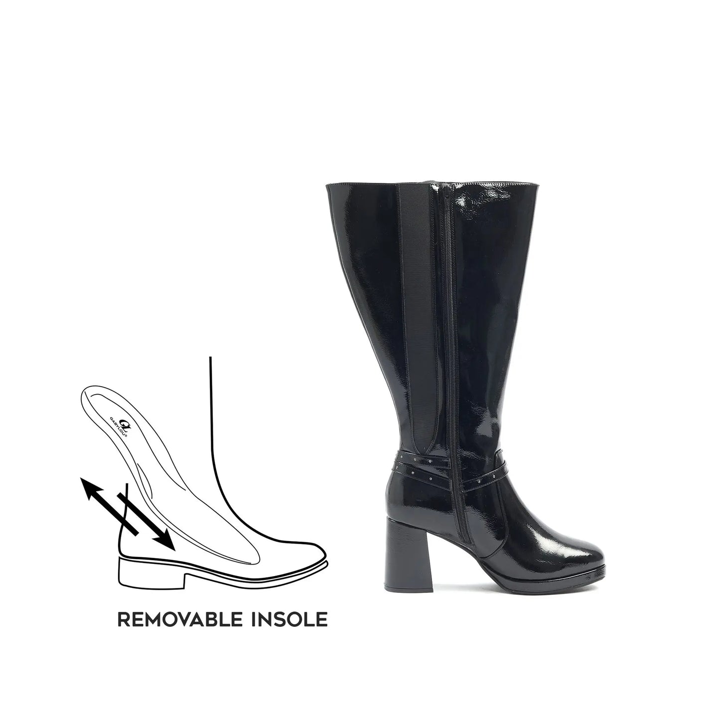 Botas 3XL pantorrilla ancha - modelo Manon