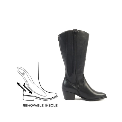 Bottes 2XL pour mollets larges - Modele Irina