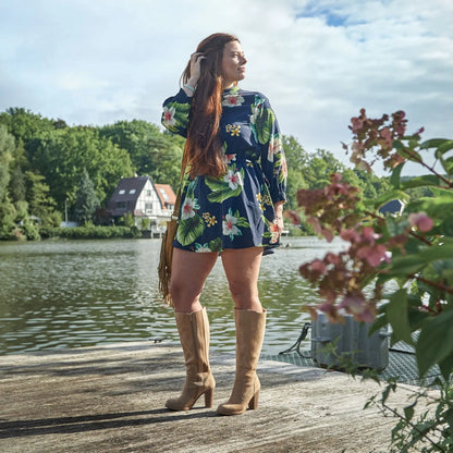XL laarzen met brede kuit - Kamilla model