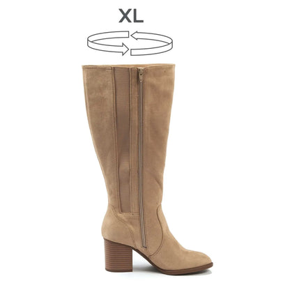 XL wide calf boots - Olivia model