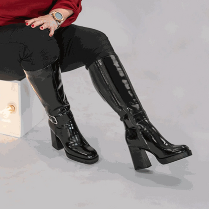 Bottes XL pour mollets larges - Modele Nina