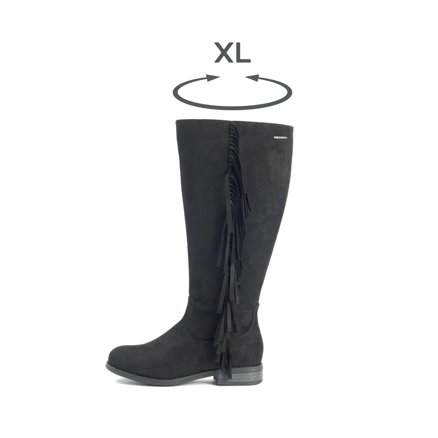 XL laarzen met brede kuit - model Aiyana