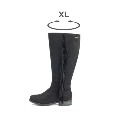 XL laarzen met brede kuit - model Aiyana