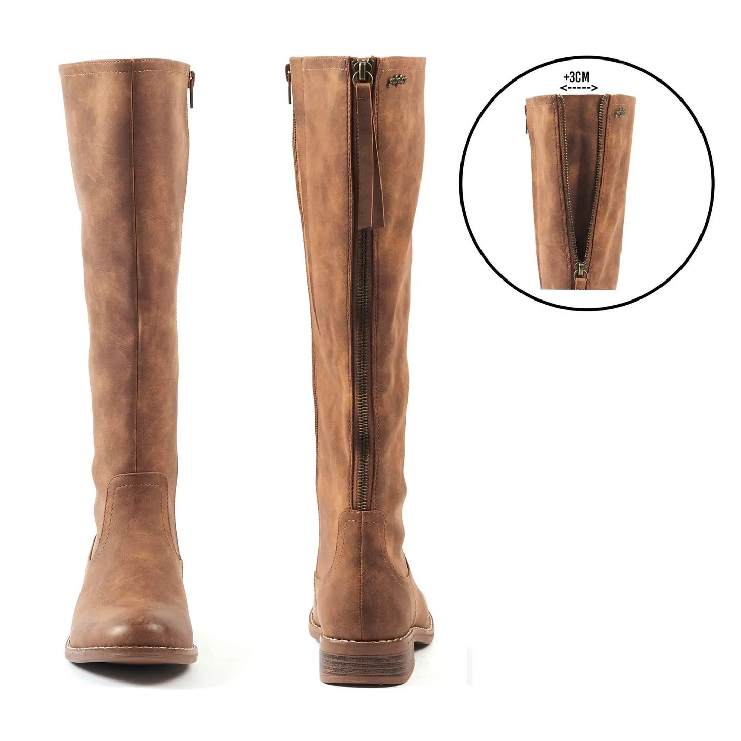 Bottes VARIO XL/2XL pour mollets larges - Modele Guiomar