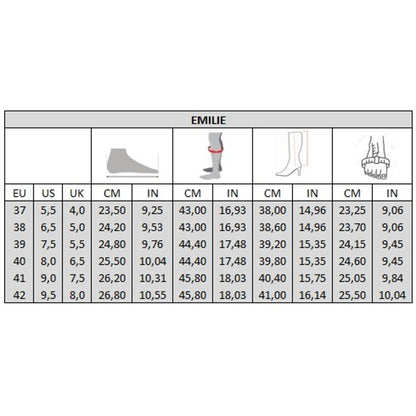 Bottes XL pour mollets larges - Modele Emilie