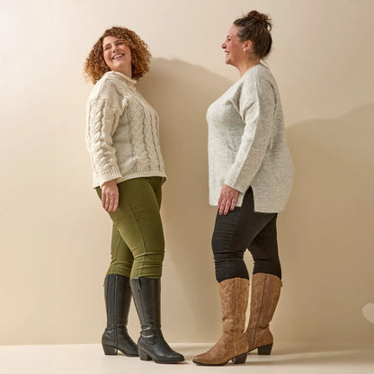 Bottes 2XL pour mollets larges - Modele Irina