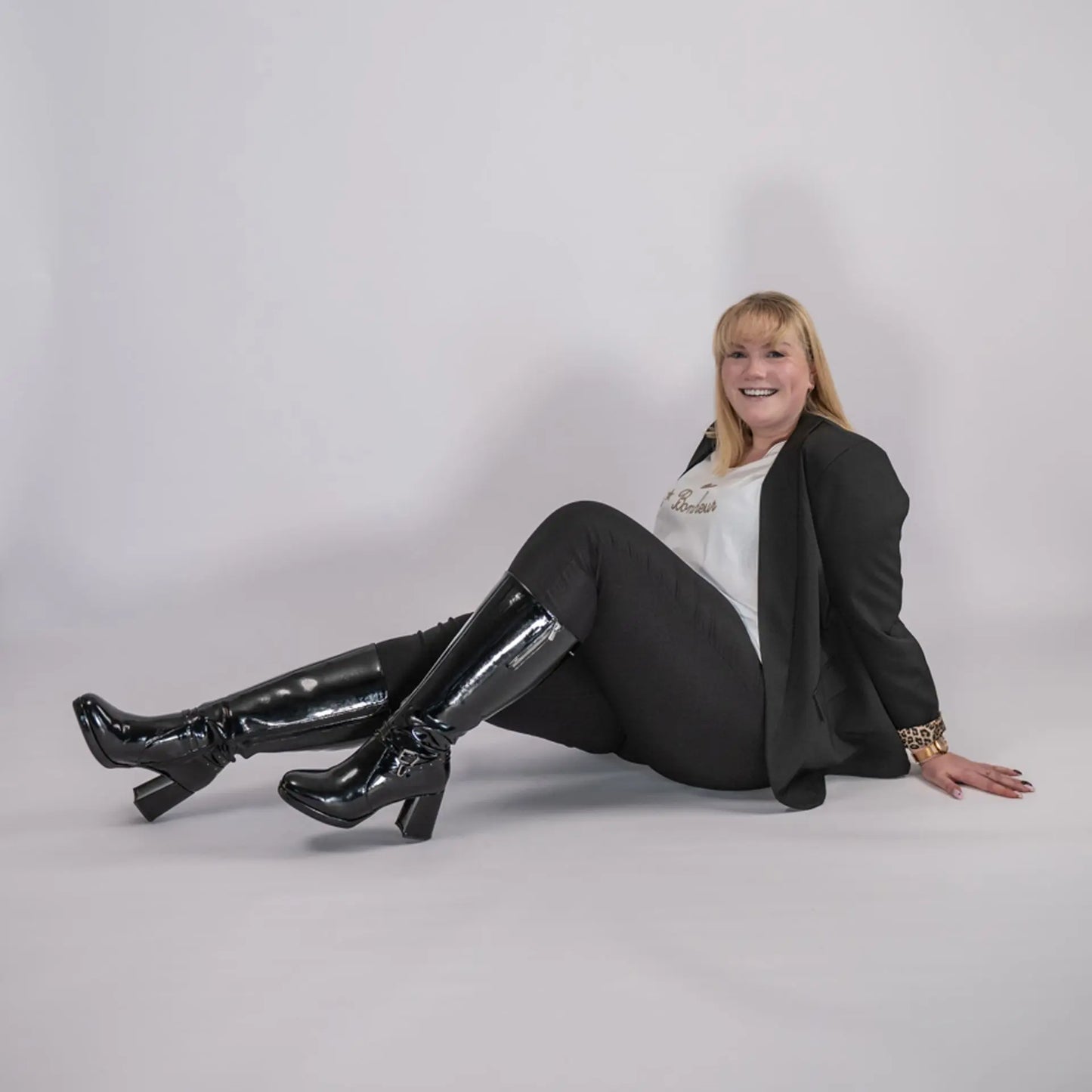 Botas 3XL pantorrilla ancha - modelo Manon