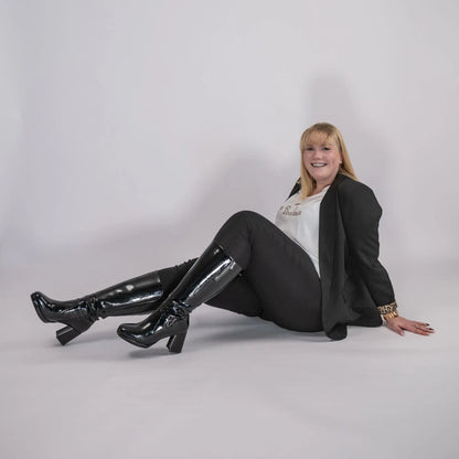 Botas 3XL pantorrilla ancha - modelo Manon