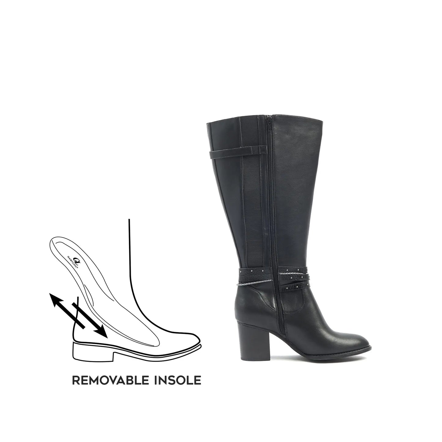 Bottes 2XL pour mollets larges - Modele Meghan