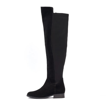 XL wide calf boots - Model Alex