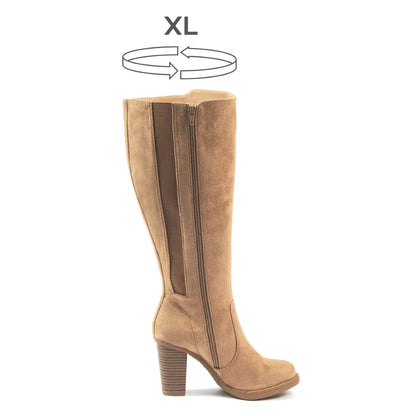 XL laarzen met brede kuit - Kamilla model
